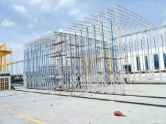 伸缩移动式喷漆房 环保喷漆废气处理成套设备图1