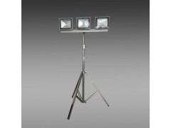 便携式升降工作灯 手动升降式轻便移动照明灯 应急照明车图1