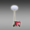 移动充气式月球灯 球形照明车 工程照明灯