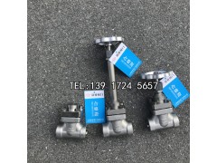 低温不锈钢截止阀DJ61F-40P焊接低温截止阀液氧液氮图1