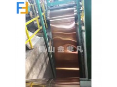 专业生产304不锈钢彩色卷拉丝不锈钢整卷红古铜不锈钢卷图1