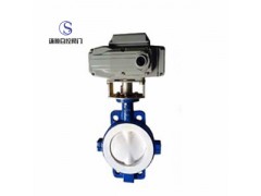 电动衬氟对夹蝶阀D971F46新款优惠图1