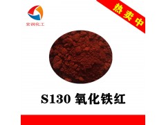 供应彩之源正红光超细铁红颜料S130氧化铁红图1