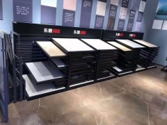 斜躺式展会展架木地板展架可抽拉式定制图1