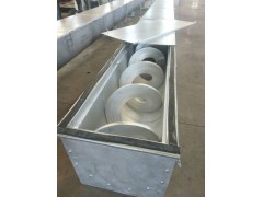 无轴螺旋输送机叶片厚度 外径尺寸图1