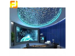 水波纹不锈钢板 KTV吊顶幕墙镜面装饰定制 波浪纹装饰板图1