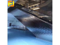 供应不锈钢水波纹板 宝石蓝水波纹板图1