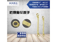 防爆梅花扳手 无火花双梅铜合金制眼镜扳手 冀越精工防爆工具图1