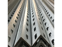 青岛双排冲孔角钢 3#角钢电厂用 数据精确 热镀锌角钢图1