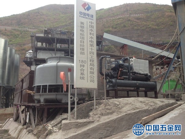 防止搅拌站混凝土升温发热用搅拌站冷水机组