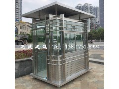 苏州不锈钢保安岗亭多少钱一个?不锈钢保安哪种好?图1