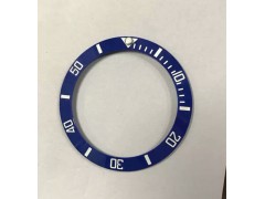 代用劳力士陶瓷表圈 蓝水鬼陶瓷表外圈加工图1