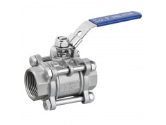 三片式螺纹球阀图1