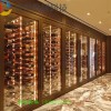 温州室内不锈钢恒温酒柜安装效果