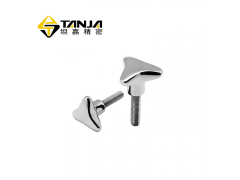 TANJA T53螺钉型锁紧旋钮不锈钢三角旋钮健身器材旋钮图1