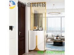 深圳家居不锈钢镂空屏风客厅玄关隔断图1