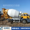 四驱轮式混凝土罐车 自动卸料3方4方混凝土搅拌罐车
