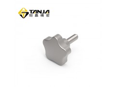 TANJA T55机床手柄 机械设备旋钮 不锈钢手柄五星把手图1