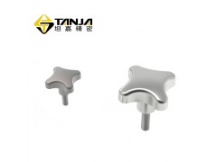 TANJA T57不锈钢星形旋钮 四角旋钮 调节把手紧固手把图1