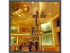 安全施工用室内装修移动脚手架 轻便牢固使用方便可以定制图1