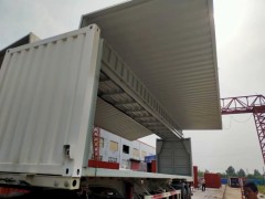 全新液压系统飞翼集装箱 40英尺飞翼集装箱价格图1