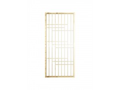 新中式仿古铜不锈钢屏风图1