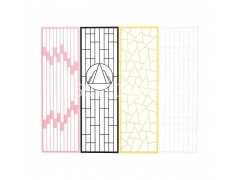 红古铜不锈钢满焊屏风图1