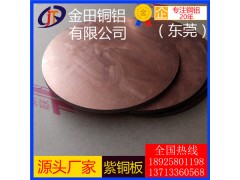 t8紫铜板，优质t1耐冲击紫铜板*c1201抗氧化紫铜板图1