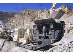 履带式移动破碎站工作原理图1