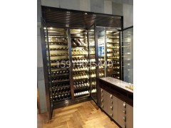 定制不锈钢酒柜-红酒展示柜图1