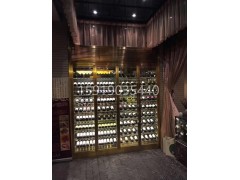 现代简约不锈钢恒温酒柜 不锈钢酒架图1