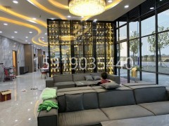 金属恒温酒柜(图)-玫瑰金不锈钢酒柜图1