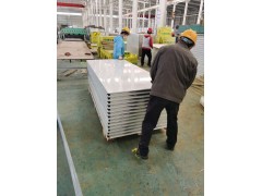 彩钢玻镁板 玻镁中空手工净化板 岩棉彩钢夹芯板图1