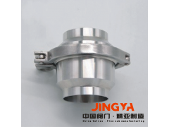 精亚卫生级止回阀 焊接止回阀 卡箍止回阀 弹簧止回阀图1