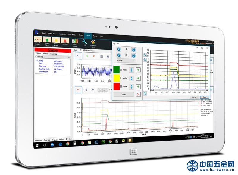多功能便携式振动分析和数据采集器1