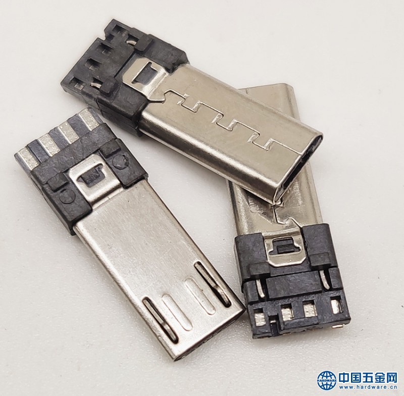 MICRO 焊线公头 5P插头加长外露11 13mm前五后四