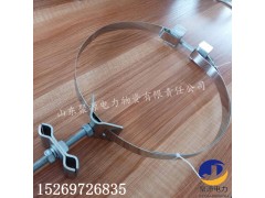OPGW光缆固定金具镂空钢带型引下线夹杆用紧固线夹图1