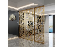 镂空花格玄关背景墙图1