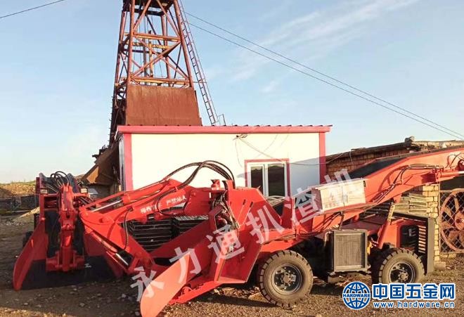 永力通扒渣机施工场地