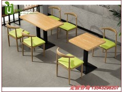 茶餐厅桌椅，港式餐厅桌椅，实木餐厅桌椅定制批发工厂图1