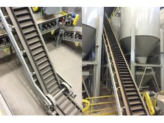 大倾角高速皮带输送机图1