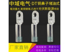 国标厂标规格齐全DT-150平方堵油铜鼻子电缆线铜接头图1