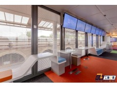 西安环境保护公司办公室装修设计案例图1