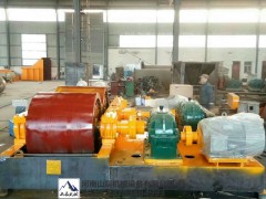 石子双辊制沙机 2PG移动对辊制砂机 1200对辊破碎机辊圈图1