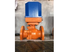 申辉厂家直销电动球阀DQF80水泥均化库用快开图1