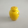 供应黄釉陶瓷中药罐  小号陶瓷药粉罐