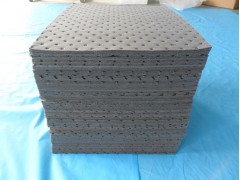 灰色工业吸油棉吸液垫片40cm危险品化学品吸酸棉吸附棉图1