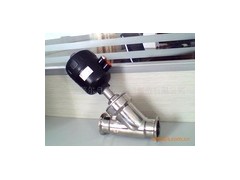 气动快装角座阀图1