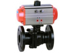 Q641F气动软密封碳钢球阀图1