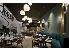西安高级西餐厅装修效果图图1